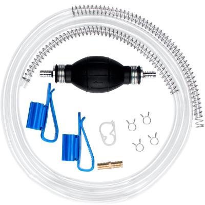 China Water Oil & Liquid Fuel Transfer Pump 2M Tube Siphon Pump Manual Siphon Hand Pump Kit For Oil And Water Fluid for sale