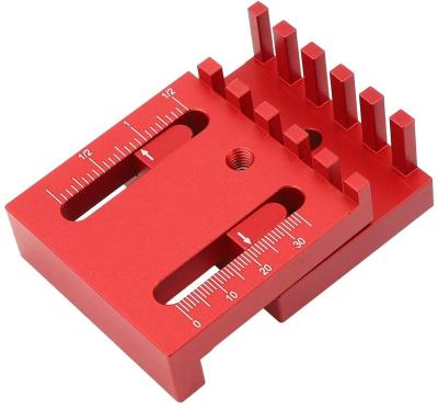 China Mini Gaps Gauge Aluminum Alloy Woodworking Mini Gaps Gauge Aluminum Alloy Depth Ruler Measuring Line Measuring Ruler Locating Depth Ruler APC001-T1 for sale