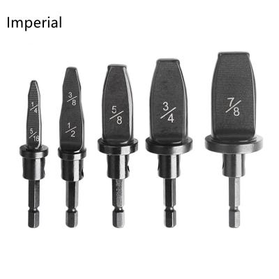 China Air Conditioner Flare Support 5pcs Air Conditioner Stamping Tool 3/4 Metric Imperial Copper Pipe 5/8 1/2 3/8 1/4 Inch for sale