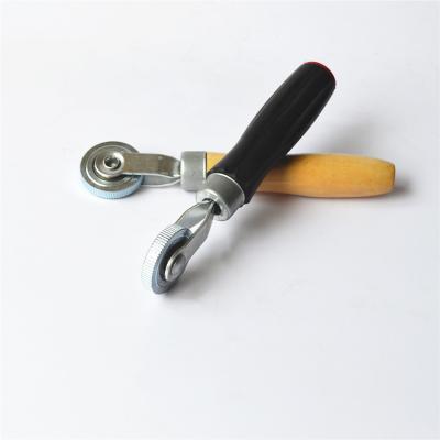 China Wood+steel 7mm/40mm Tire Correction Rollers Grip Repair Patch Tire Roller Tool For Car Motorcycle Bike for sale