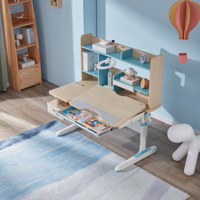 China GMYD F120G Modern Children's Wooden Reading Table Kids Study Table With Ergonomic Desk for sale