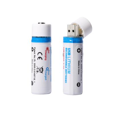 China Rechargeable Toys 18650 Lithium-ion Battery With USB Interface for sale