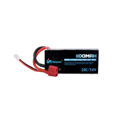 China Rechargeable Toys Lipo 2S1P Battery 7.4 v 1100 mAh for sale