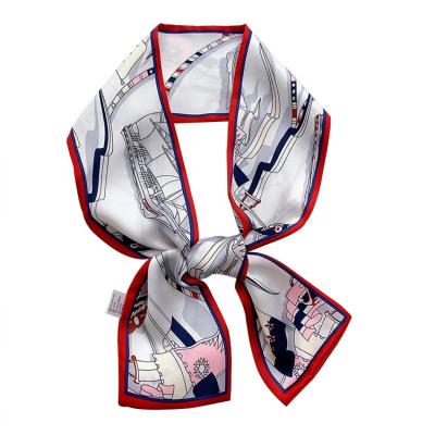 China European-style printed luxury custom-made scarf of Korean women's long scarf decorative scarf for sale