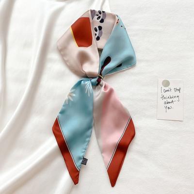 China New Polyester Spring Long Women's Designer Scarf Headband Summer Decorative Scarf For Women for sale