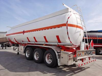 中国 3 Axle 42000 45000 Liters Aluminum Carbon Steel Oil Tanker Fuel Tank Semi Trailer  Oil Tank Truck Trailer 販売のため