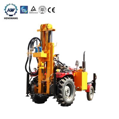 China Pneumatic Type Tractor Farms Water Well Drilling Rig Borehole Drilling Machine for sale