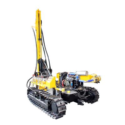 China Construction worksÂ   Crawler Hydraulic Rock Carriage DTH Drill Blasting Machine for sale