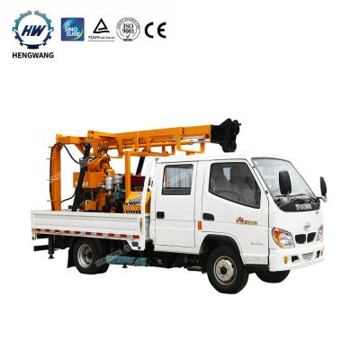 China Home Use Hengwang HW230C Top Drive Water Drilling Rigs Machine With Truck for sale