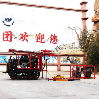 China Construction worksÂ   HWL30Z 30m Depth Crawler Exploration Geological Drill Rig Machine Mine Drilling Rig for sale