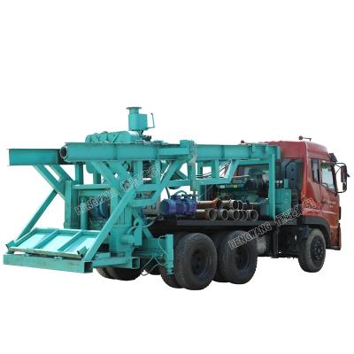 China Construction worksÂ   Truck Mounted Deep Drill Rig 180m Circulation Mine Drilling Rig for sale