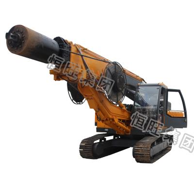 China Hole Drilling 30m Drilling Depth Crawler Type Rotary Traveling Ram / Truck Mounted Auger Drilling Rig for sale