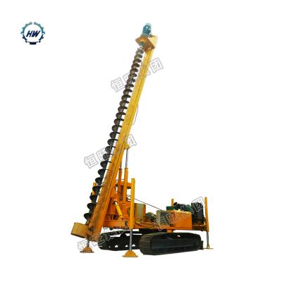 China Construction worksÂ   Factory Supply Crawler Drill Hydraulic Spiral Piling Rig Pile Driver For Sale for sale