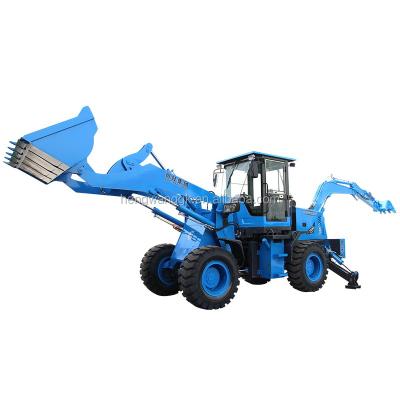 China Farms 1 Ton Mini Backhoe Wheel Loader for sale