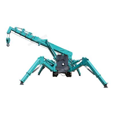 China Others 3 Ton Small Crane Spider Crane with Diesel Engine Mini Crane Electric Starting for sale