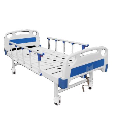 China Hosptial Improve Discount Price Cheap Adjustable Function Manual Hospital Bed Medical With Three Cranks For Sale for sale