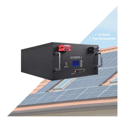 China Other Cooli Factory Price lifepo4 battery for energy storage system 6000+cycles 5kw 10kw 20kw rack mount 100ah 200ah lifepo4 battery for sale