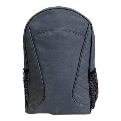 China / Economical Custom Design Polyester Custom Made Unisex Gray Zipper Fashion 600D Backpack Camping Rucksack And Latch 2000 pcs/41*38*8cm for sale