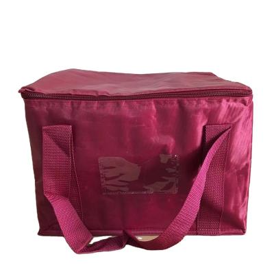 China Promotion Insulated 420D Insulated Lunch Reusable Thermal Picnic Grocery Cooler Bag For Food for sale