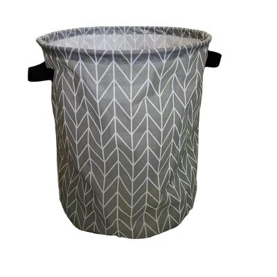 China Eco-friendly 600D Foldable Laundry Basket Shanghai Waterproof Laundry Hamper For Kid Toys for sale