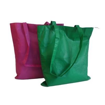 China 2022 Folding Natural Recycled RPET Laminated Shopping Bag for sale