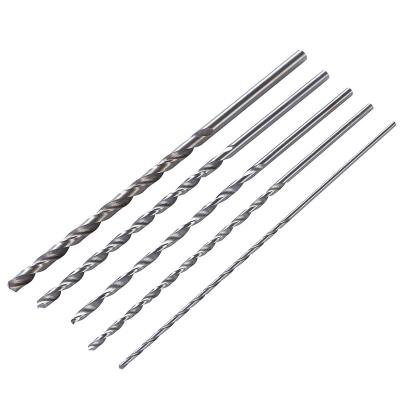 China Metal Drilling 150mm HSS Twist Drill Extra Long High Speed ​​Steel Shank Straight Twist Drill For Metal Plastic Machine Tool for sale