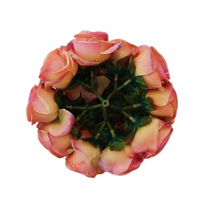 China Wholesale Cute Mini Hydrangea Ball Fake Flower Rose Ball Artificial Fresh for sale