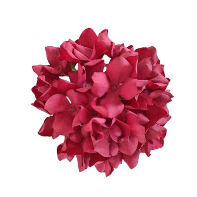 China Durable Outstanding Quality Wedding 54 Petals Artificial Hydrangea Head For Decor for sale