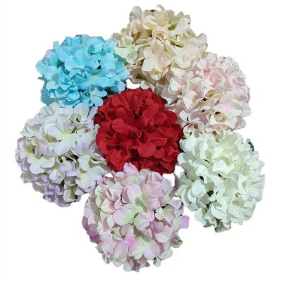 China Durable Cheap Modern Celebration Daily 54 Petals Artificial Flower Hydrangea Head for sale