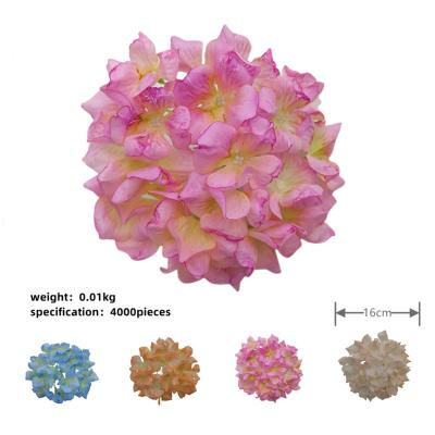 China Cheap Price Durable Wedding Events Decoration Artificial Flower Hydrangea Head for sale