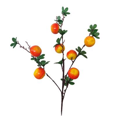 China Durable Wholesale Cheap Price Decorative Artificial Apple Fruit Branch For Desktop Decoration for sale