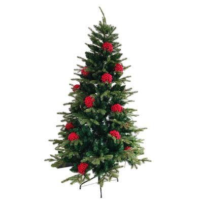 China Custom Modern Christmas Tree 162 Piece or 81 Piece Tall Berries Hanging Christmas Tree Decoration for sale