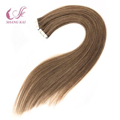 China Silky Straight Wave Tape Hair Extensions Invisible Tape In Human Hair Extensions for sale