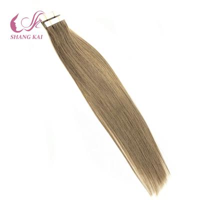 China Different Color Tape Silky Straight Curly Hair Extensions Available Brazilian Wave Hair Extensions Tape In for sale