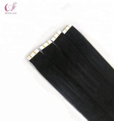 China New Arrival Silky Straight Very Strong Blue Tape Hair Extensions African American Remy Tape Hair Extensions for sale