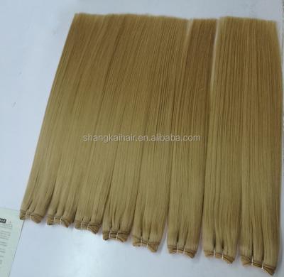 China Top Quality Straight Cuticle Double Pulled Remy Hair Extensions for sale