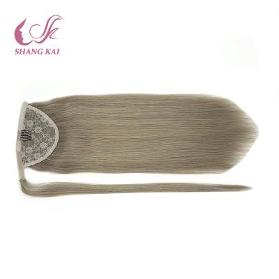 China Silky Straight Wave Most Popular Daily 130G 20Inch Lace Ponytail Hair Extensions for sale