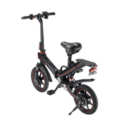 China EU Current 48v 10/15ah 500W Folding Bicycle 30km/h 60km V6 16INCH Aluminum Alloy Electric Motor High Speed ​​Bicycle for sale