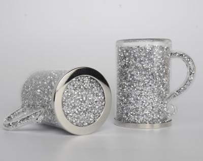 China Viable Diamond Crushed Coffee Mug for sale