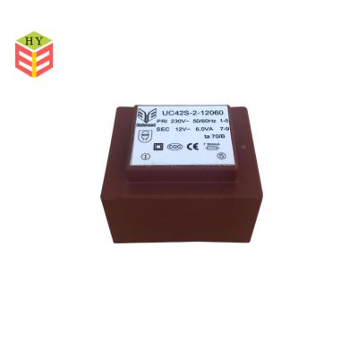 China PCB 230V to 12V 0.5A Encapsulate Transformer for sale