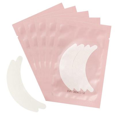 China Anti-Wrinkle Box Package Thin Foam Strip With White Foam Pressure Sensitive Adhesive Eye Pads For Eyelash Extensions for sale