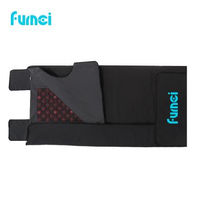 China Portable Sauna Blanket Anti-Puffiness FUMEI Infrared Sauna Sweat Blanket For Weight Loss for sale