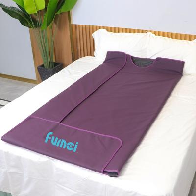 China FUMEI Anti-Puffiness Waterproof Portable Sauna Blanket Infrared Sauna Blanket for Weight Loss and Detox for sale