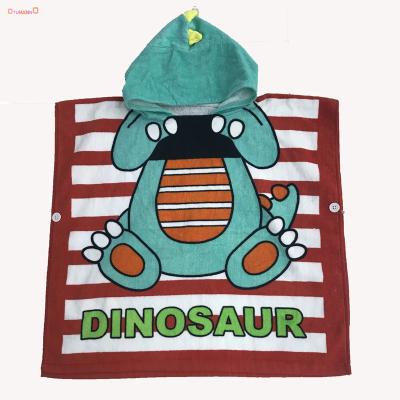 China QUICK-DRY personalized character cheap wholesale cartoon Kids cotton baby children unique beach bath towel for sale