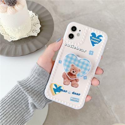 China Cute Souvenir Bear Korea Style Phone Case For Iphone for sale