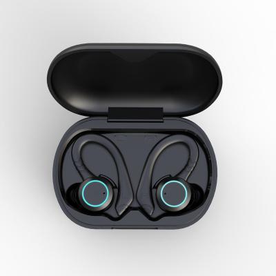 China In-Ear Wireless Earbuds V5.1 TWS Earbuds With Replaceable Type-C Ear Hooks IPX7 Charging Earphone for sale