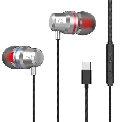 China Kabelgebundener Kopfhorer Fabrikpreis USB C-Kopfhorer In-ear-Kopfhorer Cable Mikrofon MIT for sale