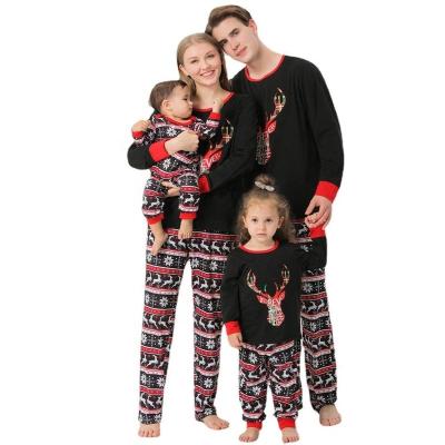 China Wholesale QUICK DRY Customize Cheap Home Wear Family Sleepwear Set Christmas Clothing Pajamas for sale