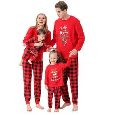 China Thermal Customize Winter Family Couples And Kids Family Pajamas Sets Long Sleeve Jumpsuits Sleepwear for sale