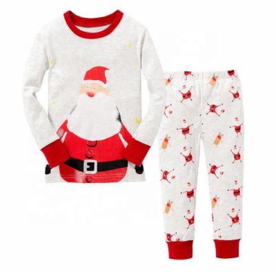 China Winter Autumn Brand Boys Girls Christmas Pajamas Thermal Sets for sale